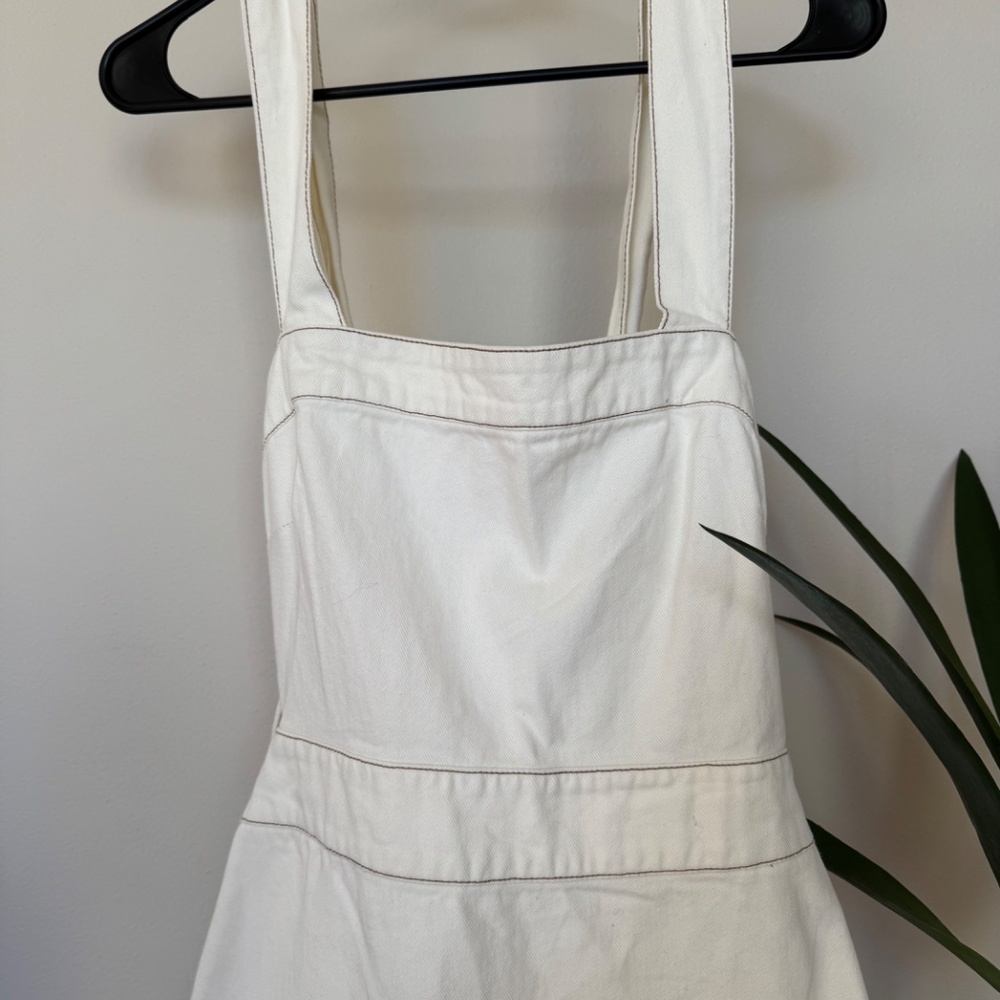 Future Collective white denim maxi dress - Picture 2 of 3